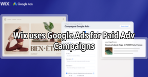 Wix uses Google Ads for Paid Adv Campaigns