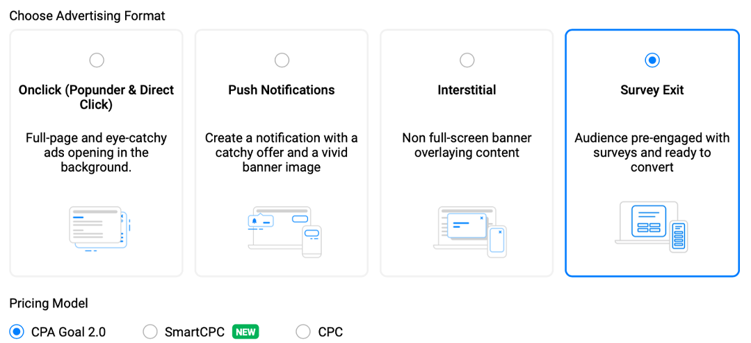 Case Study: Higher CR and Lower CP with PropellerAds and Survey Exit ad format
