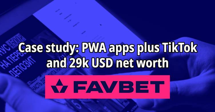 Case study: PWA apps plus TikTok and 29k USD net worth