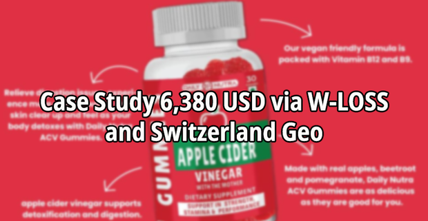 Case Study 6,380 USD via W-LOSS and Switzerland Geo
