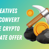 Ad creatives that convert in the crypto affiliate offer