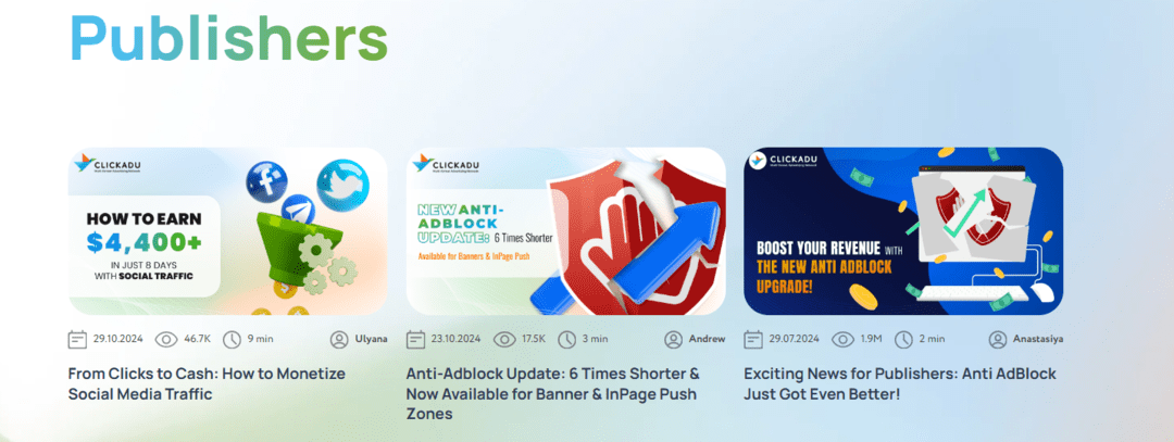 Clickadu Review: A Full Review of the Ad Network