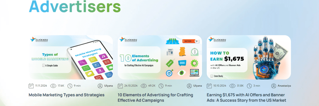 Clickadu Review: A Full Review of the Ad Network