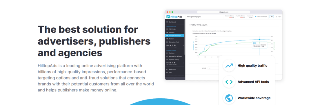 HilltopAds Review: Pros, Cons and Key Features for Advertisers