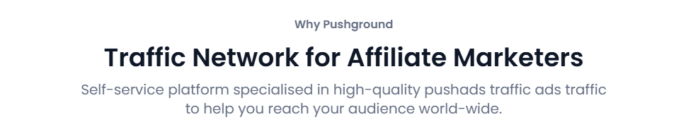 Pushground ad network Review: A Full Push Advertising Solution