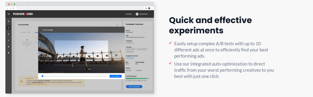Pushground ad network Review: A Full Push Advertising Solution