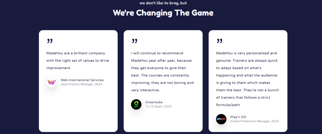 MadeYou: Empowering Teams and Driving Business Success