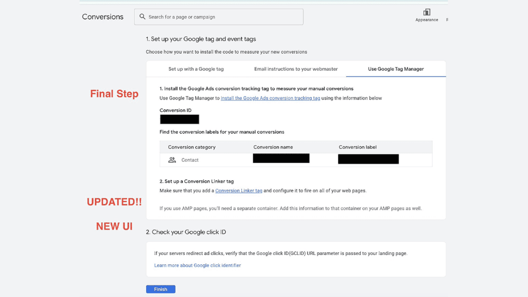 Google Ads Tests Simplified Step-by-Step Conversion Setup Flow
