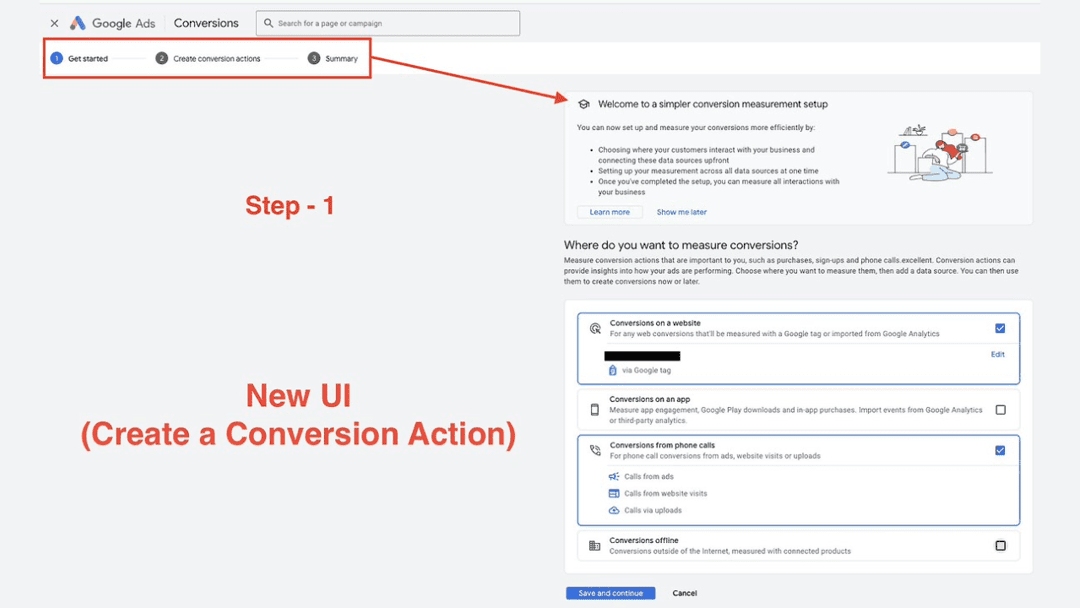 Google Ads Tests Simplified Step-by-Step Conversion Setup Flow
