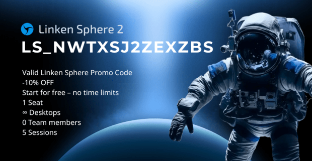 Linken Sphere Promo Code 2026: LS_NWTXSJ2ZEXZBS for 10% OFF