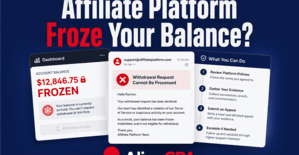 Affiliate Platform Froze Your Balance? The Step-by-Step Recovery Playbook (2026)