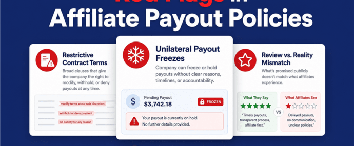 Red Flags in Affiliate Payout Policies: Spot Them Before You Send Traffic (2026)