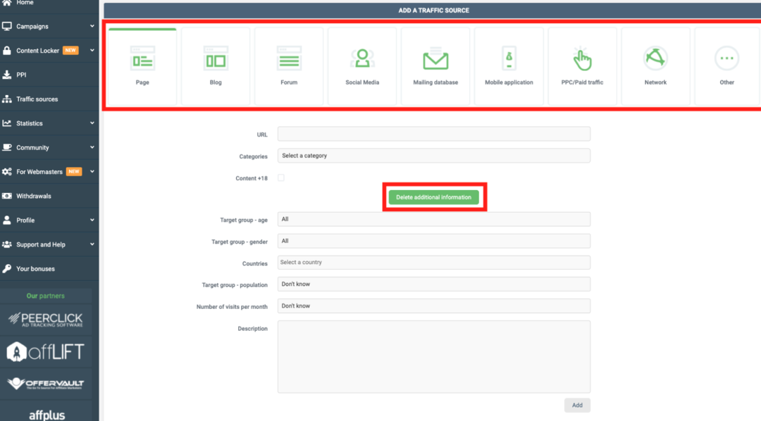 MyLead: Global Affiliate Network and PPI, CPA, CPL, CPS Earning Platform