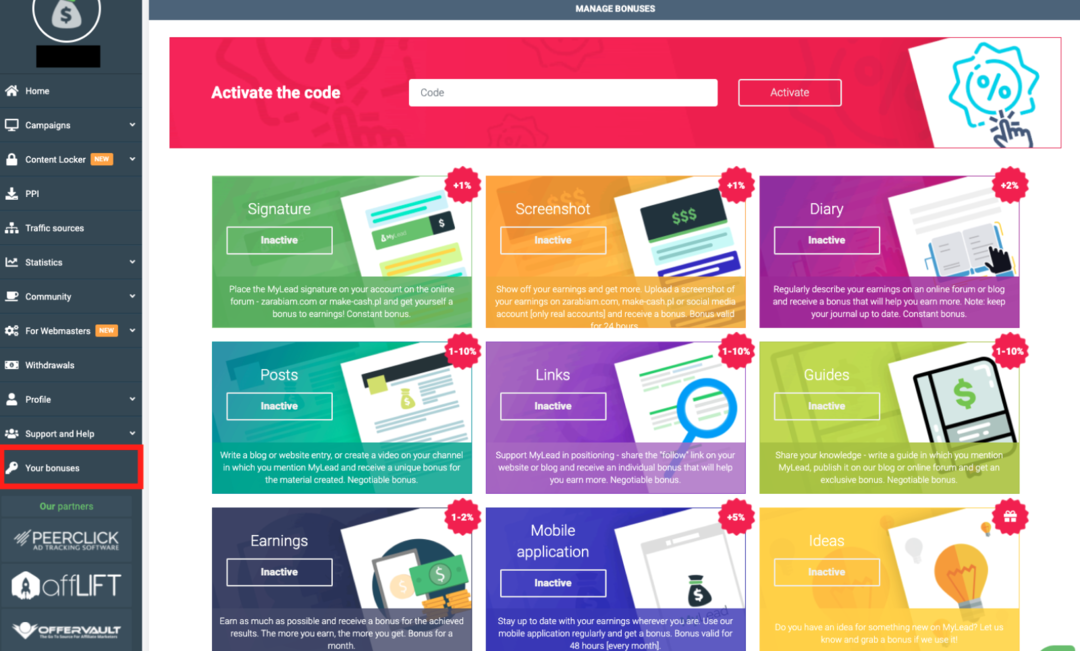 MyLead: Global Affiliate Network and PPI, CPA, CPL, CPS Earning Platform