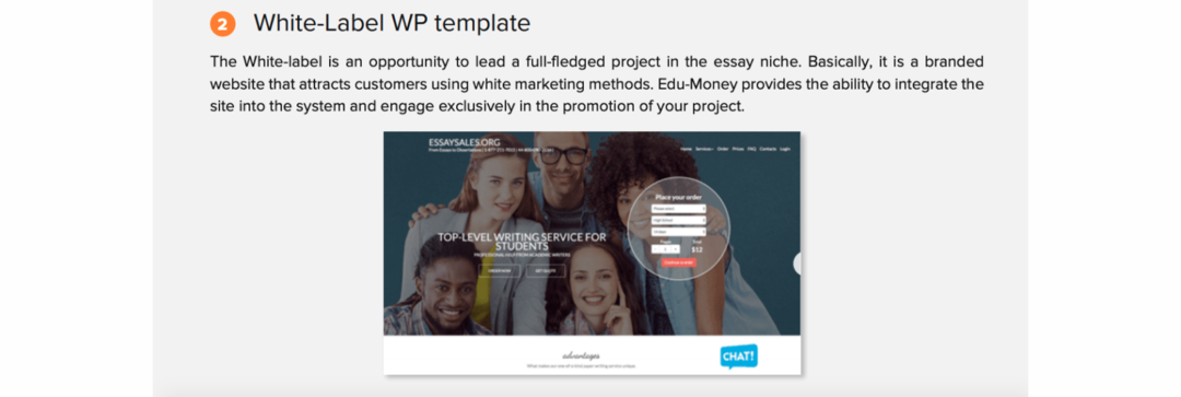 Edu-Money, an affiliate monetizing the essay niche that will surprise you!