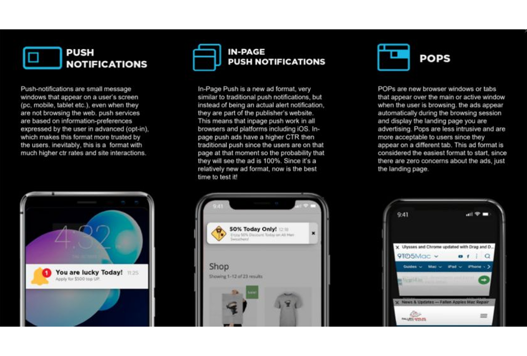 Traffic Nomads: advertising network with a self-service platform
