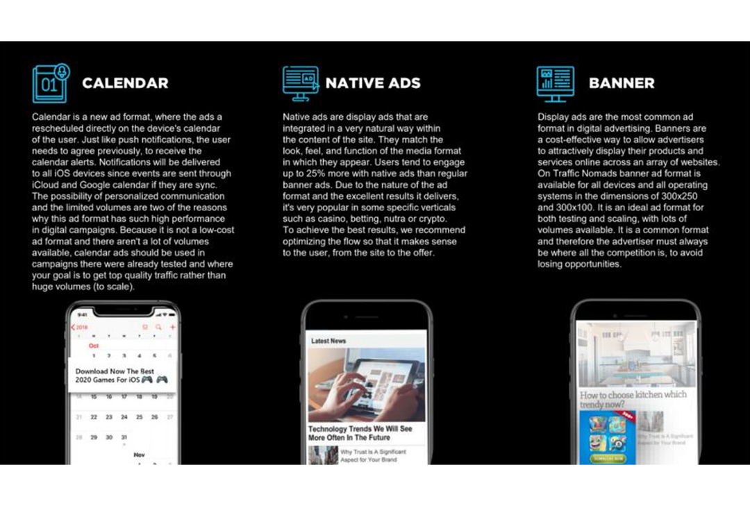 Traffic Nomads: advertising network with a self-service platform