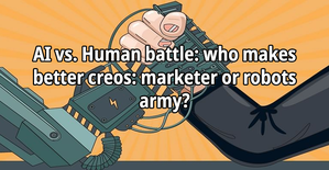 AI vs. Human battle: who makes better creos: marketer or robots army?
